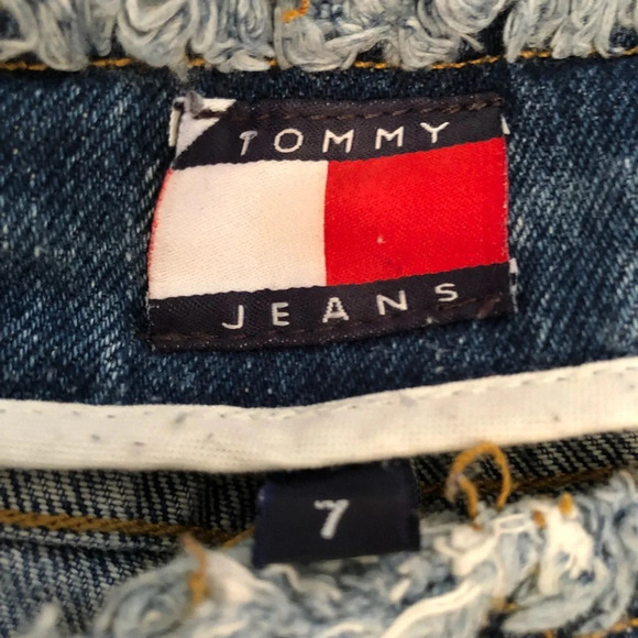 Vintage Tommy Jeans Frayed WB‎ Hipster Flare Jeans - Picture 8 of 8
